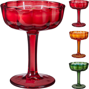 Home styling geurkaars in glas 13cm 3ass