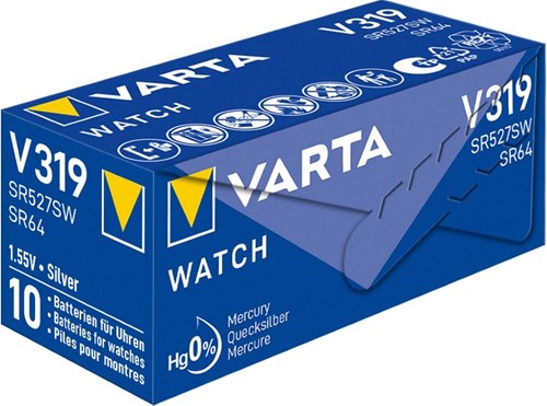 Load image into Gallery viewer, Varta 319 sr64 10 stuks in doosje
