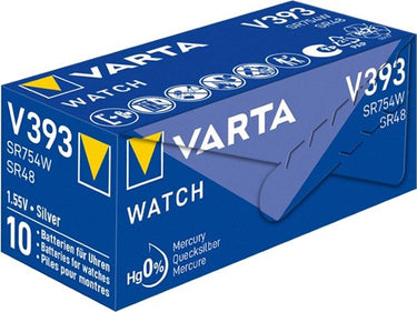 Varta v393 knoopcel batterij zilver