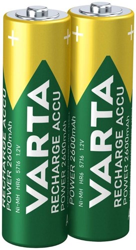 Varta aa accu 2600ma blister 2 r2u