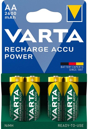 Varta aa accu 2600ma blister 4 r2u - 3311925