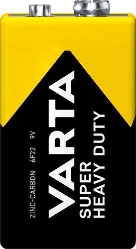 Varta Superlife 9V. Zink-Carbon. per stuk. (hangverpakking)