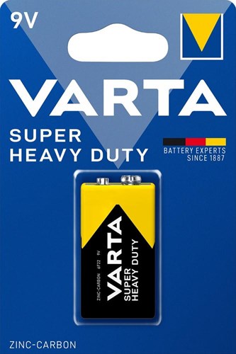 Afbeelding laden in galerijviewer, Varta Superlife 9V. Zink-Carbon. per stuk. (hangverpakking)
