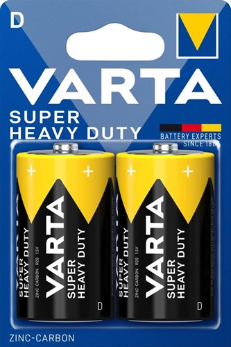 Load image into Gallery viewer, Varta batterij superlife r20 d mono kaart a 2
