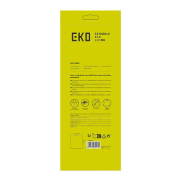 Eko afvalzak type f 40-60l rol a 12 zak wit