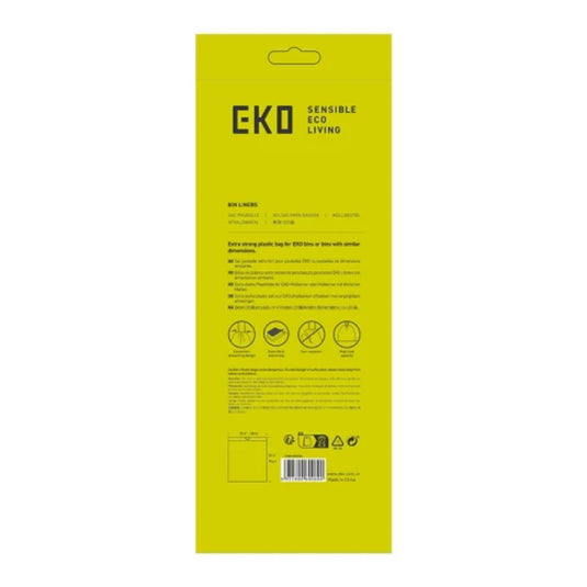 Eko afvalzak type f 40-60l rol a 12 zak wit