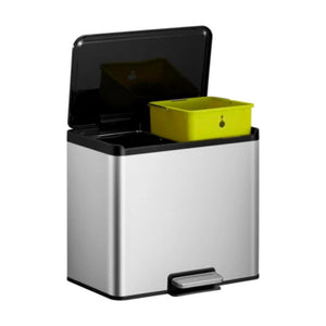 Eko essential duo pedaalemmer 15+15l mat rvs