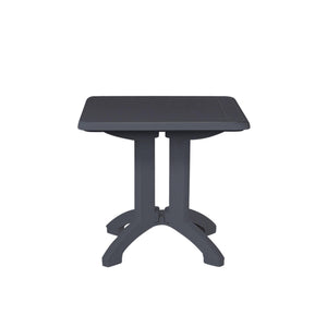 Grosfillex vega tafel kunststof 80x80cm antraciet
