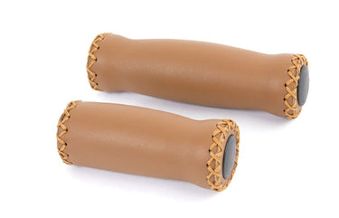 Velo Handvat Leer 92 127mm Bruin - Echt leer