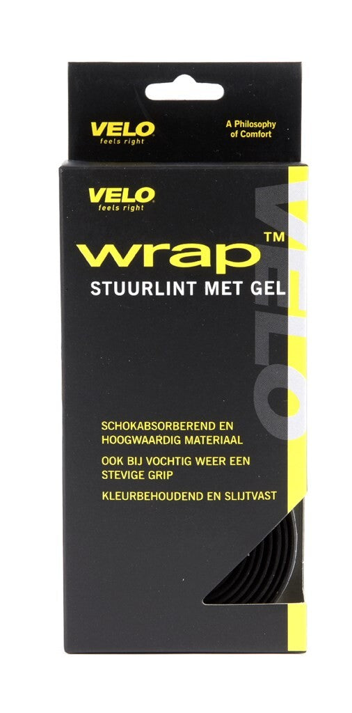 Load image into Gallery viewer, Velo handvat stuurtape gel, zwart met kurkprint
