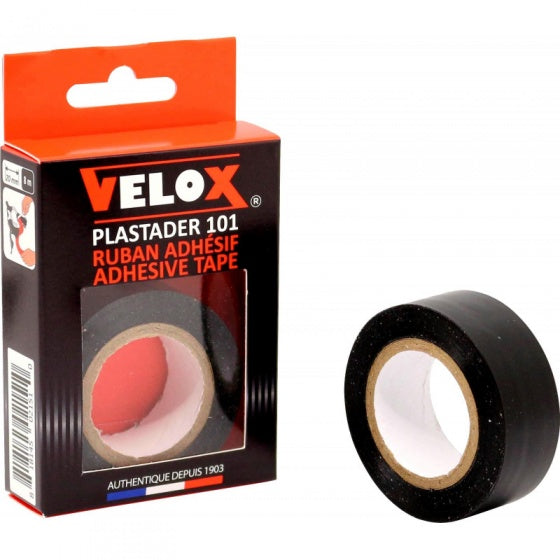 Velox Tape for Handlebar Tape 101 black plastic tape ends