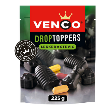 Venco droptoppers lekker stevig zak (10x 225gr)