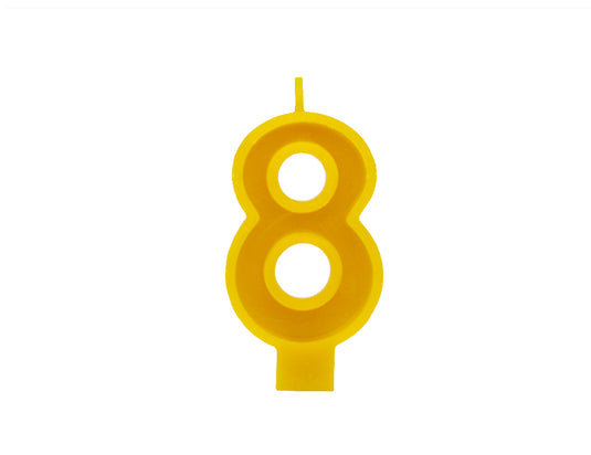 Kalina verjaardagskaars - cijfer 8
