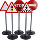 Kids globe verkeersbordenset (70cm 5-delig)