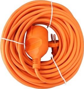 Afbeelding laden in galerijviewer, Enzo verlengsnoer pvc oranje 2x1qmm 30m - 1167054
