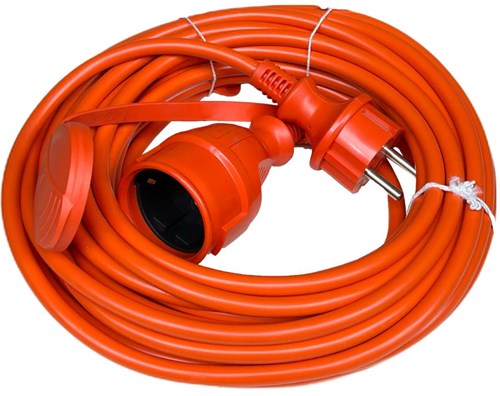 Afbeelding laden in galerijviewer, Enzo verlengsnoer pvc oranje 3x1,5qmm 40m - 1167058
