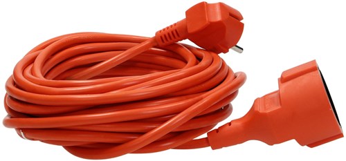 Afbeelding laden in galerijviewer, Enzo verlengsnoer pvc oranje 3x1qmm 30m - 1167055
