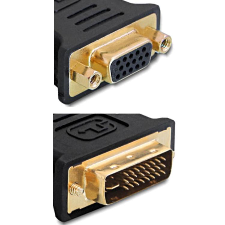 Load image into Gallery viewer, Delock adapter dvi-i naar vga (zwart, 65016)
