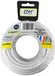 Enzo vmvs rond 2x1qmm wit 10m - 1242085