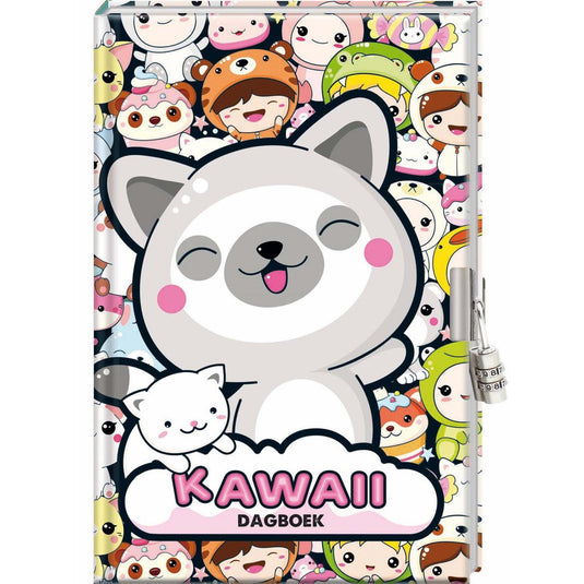 Imagebooks dagboek met slot - kawaii