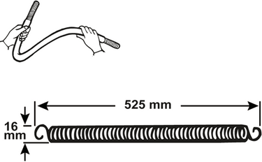 Cornat vrs buigveer 16x525mm (binnen) - vrs661615