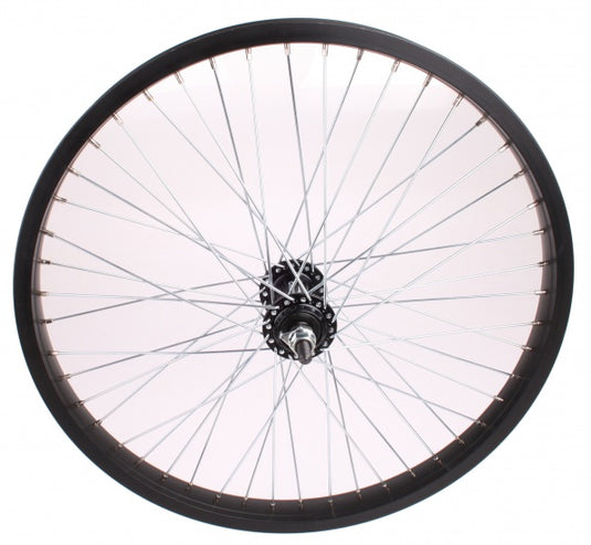 Voorwiel Freestyle 20 inch Aluminium 48G Zwart