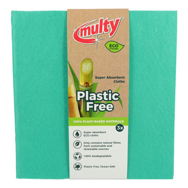 Multy eco vriendelijke vaatdoeken 38x40cm 3-pack