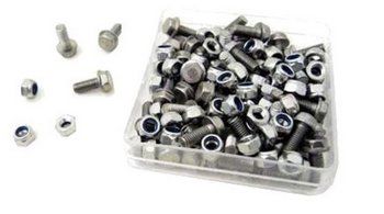 Load image into Gallery viewer, Spatbordboutje M5X12 Rvs + Borgmoer (P50)
