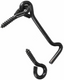 Waelbers windhaak l=100mm zwart + los oog - 25 stuk(s) - 409057.09