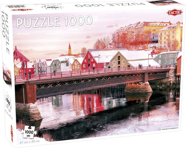 Tactic puzzel - nidelva in trondheim - 1000 stukjes