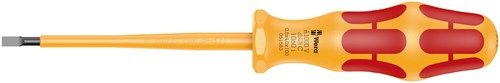 Load image into Gallery viewer, Wera 1060 i vde-geïsoleerde kraftform sleuf-schroevendraaier, 0.8 x 4 x 100 mm - 05051583001
