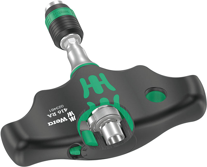 Load image into Gallery viewer, Wera 416 ra t-handle bitholding screwdriver with ratchet function and rapidaptor

