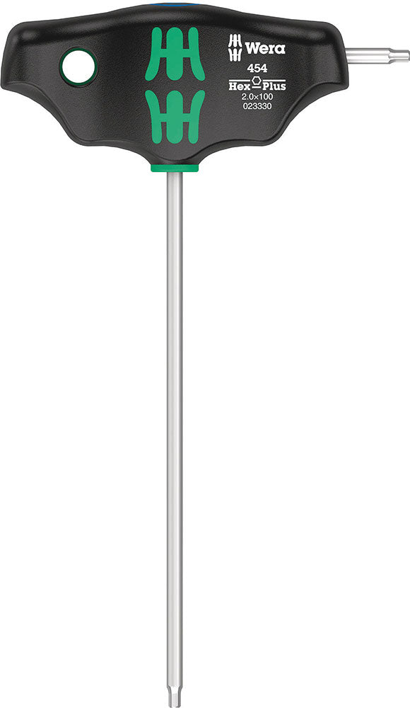 Load image into Gallery viewer, Wera 454 t-handle hexagon screwdriver hex-plus
