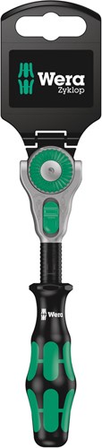 Wera 8000 a sb zyklop speed ratel met 1 4 -aandrijving (05073260001)