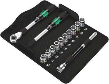 Wera 8006 sc 1 zyklop hybrid-ratelset, 1 2 -aandrijving, metrisch , 13 -delig - 1 stuk(s) - 05004090001