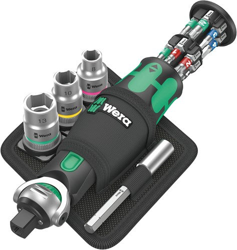 Load image into Gallery viewer, Wera 8009 zyklop pocket set 2 | geïntegreerd bit-magazijn | 18-delig - 05004281001
