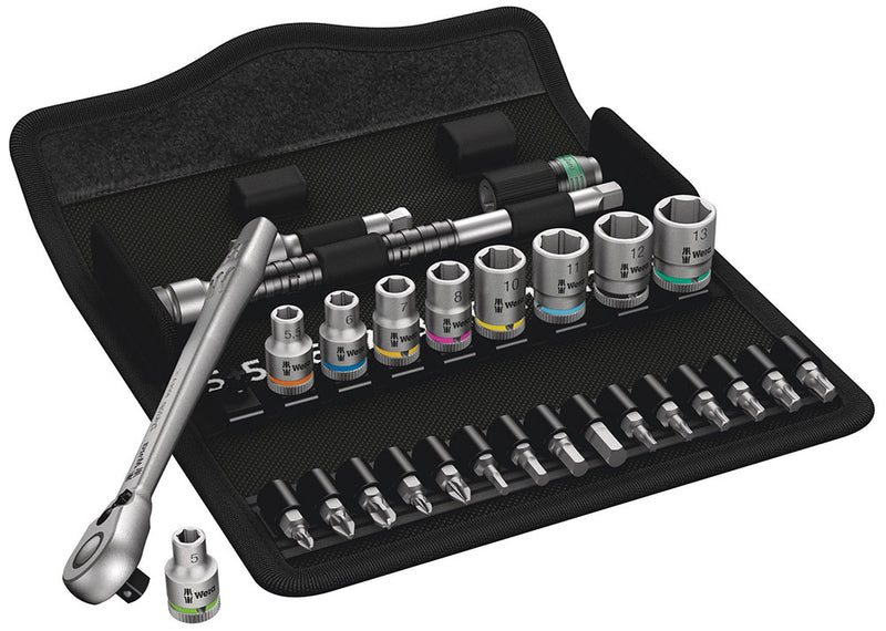 Load image into Gallery viewer, Wera 8100 sa 8 zyklop metal ratchet set (1 4 )
