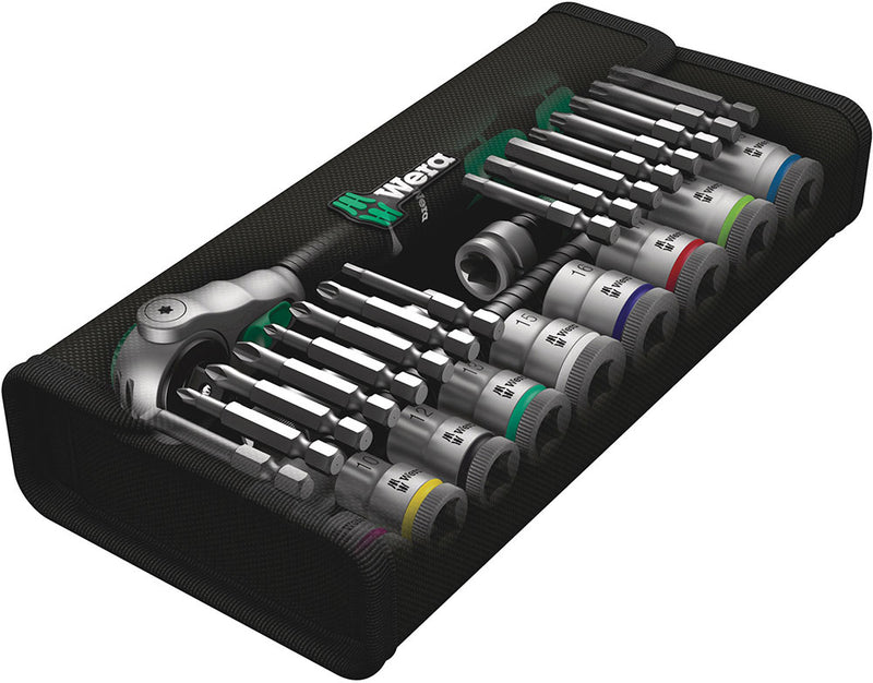 Load image into Gallery viewer, Wera 8100 sb 6 zyklop speed ratchet set, 3 8 drive
