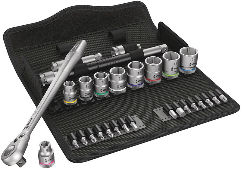 Load image into Gallery viewer, Wera 8100 sa 8 zyklop metal ratchet set (3 8 )
