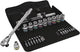 Wera 8100 sc 8 zyklop metal-ratelset, omschakelpal, 1 2 -aandrijving, metrisch , 28 -delig - 1 stuk(s) - 05004078001