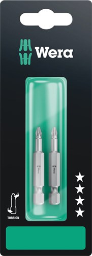 Wera 851 4 tz bits phillips, ph 1 x 50 mm - 2 stuk(s) - 05134380001