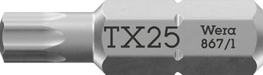 Wera 867 1 torx® bits, tx 25 x 25 mm - 1 stuk(s) - 05066488001