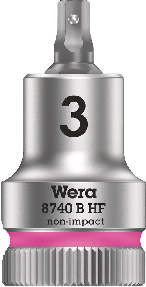Load image into Gallery viewer, Wera 8740 b hf binnenzeskant zyklop bitdop met 3 8 -aandrijving met vasthoudfunctie, 6,0 x 35 mm - 1 stuk(s) - 05003035001
