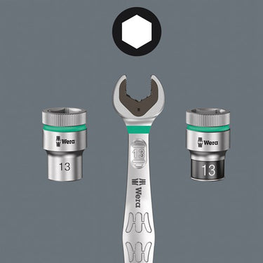 Wera 8767 a hf torx® zyklop bit dop-combinatie met 1 4 aandrijving met vasthoudfunctie , tx 40 x 28 mm - 1 stuk(s) - 05003371001