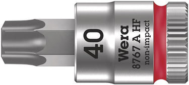 Wera 8767 a hf torx® zyklop bit dop-combinatie met 1 4 aandrijving met vasthoudfunctie , tx 40 x 28 mm - 1 stuk(s) - 05003371001