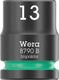 Wera 8790 b impaktor-dop met 3 8 -aandrijving, 13 x 30 mm - 05005504001