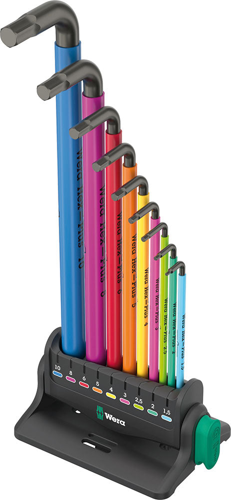 Load image into Gallery viewer, Wera 950 9 hex-plus multicolour 3 l-key set
