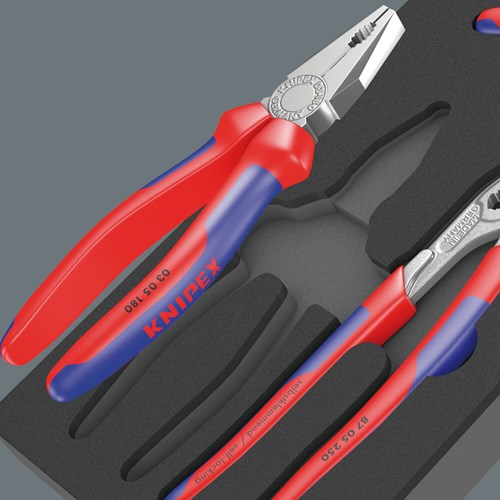 Load image into Gallery viewer, Wera 9780 schuimrubberen inzetstuk met knipex tangen set 1, 3-delig - 05150180001
