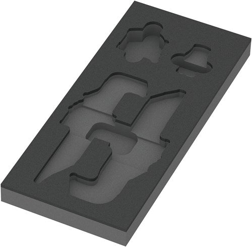 Load image into Gallery viewer, Wera 9840 schuimrubberen inzetstuk voor stiftsleutels set 1, zonder gereedschap, 172 x 30 x 392 mm - 05137340001
