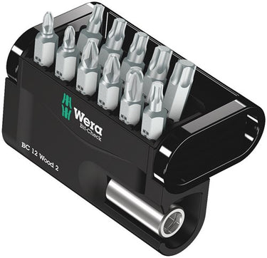 Wera bit-check 12 wood 2, 12 -delig - 1 stuk(s) - 05057422001